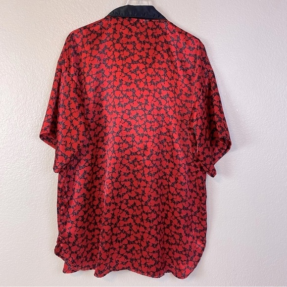 Gold Label Victoria’s Secret Heart Satin Sleep Shirt Size M/L - Picture 5 of 7